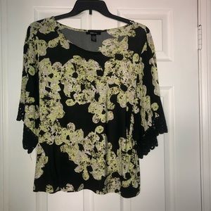 Style and co short sleeve blouse size L